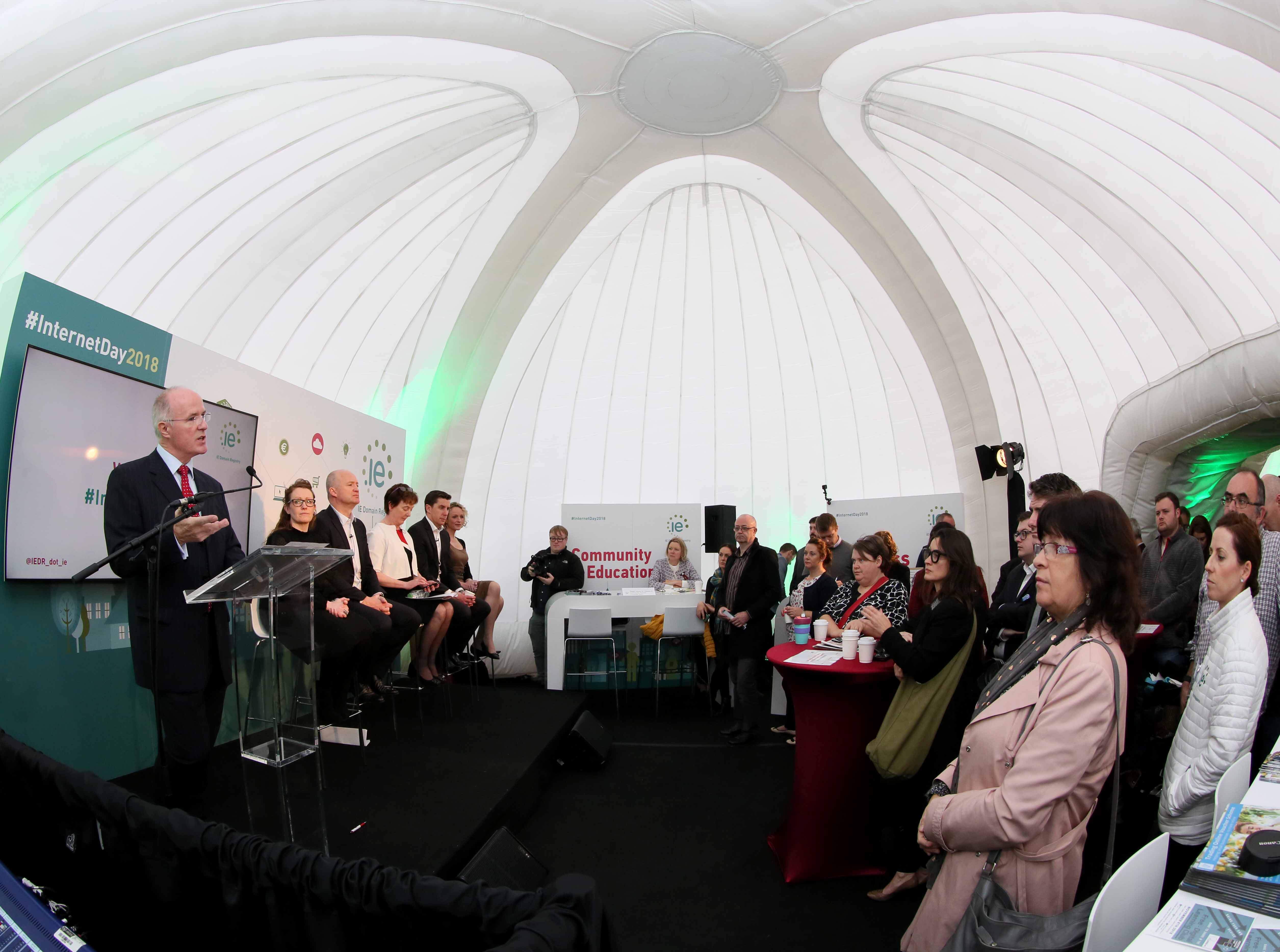 David Curtin delivers opening address at Internet Day 2018