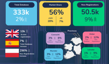 .ie Domain Snapshot 2025 The .ie Domain Snapshot offers in-depth statistics, trends, and analysis on the activity within the .ie domain database.
